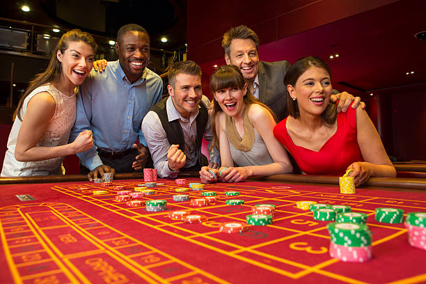 Mobile phone displaying live casino interface